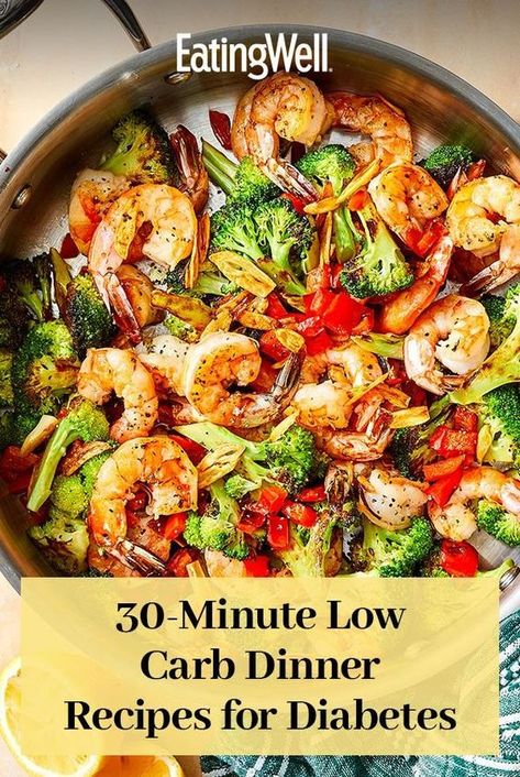 Nutrition Goals, Prediabetic Diet, Complex Carbs, Healthy Recipes For Diabetics, Tasty Meals, Blood Sugar Diet, Makanan Diet, Low Carb Dinner Recipes, Low Carb Dinner