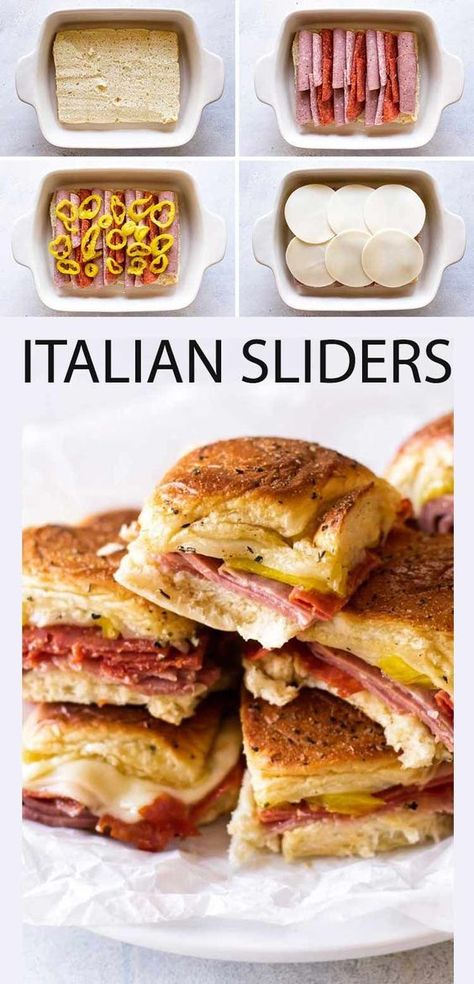 Easy Hawian Roll Sandwiches, Kings Hawaiian Pastrami Sliders, Easy Dinner Recipes Hawaiian Rolls, Meals With Hoagie Rolls, Sandwich Slider Recipes, Easy Italian Sliders Hawaiian Rolls, Sliders Recipes Hawaiian Rolls Pepperoni, Hawaiin Roll Dinner Recipes, Italian Style Sliders