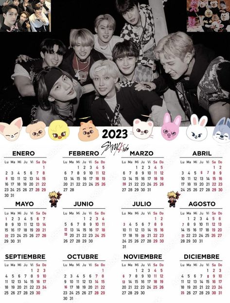 Calendario 2023 con festivos skz Calendario Aesthetic, Imagenes Aesthetic, October Calendar, Mr Robot, Animes Yandere, Sky Aesthetic, Stray Kids, Coding