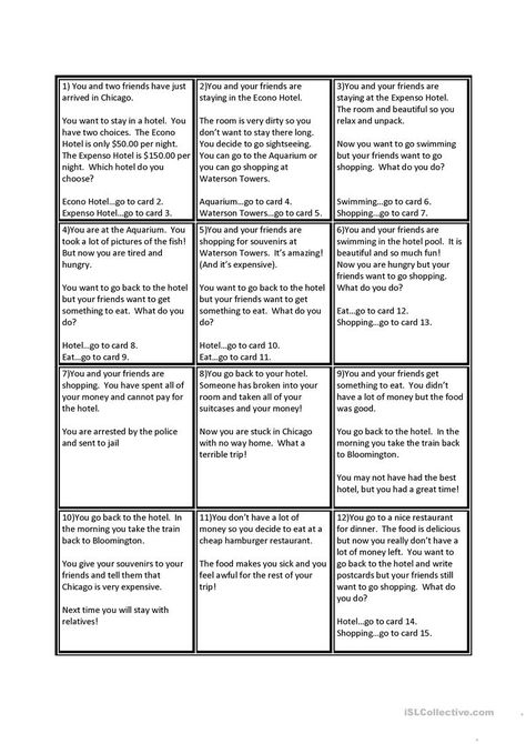 Choose Your Own Adventure - English ESL Worksheets for distance learning and physical classrooms Choose Your Own Adventure Activity, Kindergarten Class Rules, Friendship Activities For Kids, Digestive System For Kids, Article Structure, Conjunctions Worksheet, Subtraction Kindergarten, Friendship Activities, Back To School Worksheets