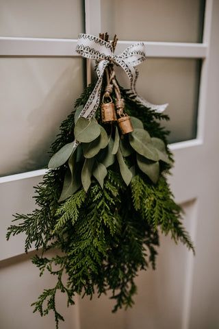 Cedar Swag, Cedar Boughs, Eucalyptus Swag, Table Swag, Traditional Wreath, Cedar Homes, Silver Dollar Eucalyptus, Sweet Lady, Hang Over