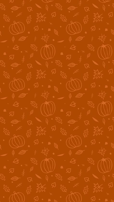 fall pumpkins and leaves pattern Thanksgiving Lockscreen Aesthetic, Yellow Fall Wallpaper, Orange Fall Background, Cozy Fall Wallpaper Iphone, Fall Patterns Wallpapers, Minimalist Fall Wallpaper, Autumn Pattern Wallpaper, Simple Fall Backgrounds, Thanksgiving Phone Wallpaper