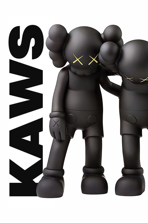 Kaws Wallpaper Landscape, Black And White Kaws Wallpaper, Christmas Kaws Wallpaper, Kaws Black And White, Kaws Pictures, Grey Kaws, Kaws Wallpapers Black, Blue Kaws, Wallpaper Kaws