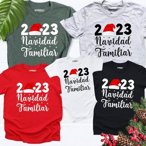 Spanish Family Christmas Shirt 2023 Familia Navidad Matching - Etsy Mexico Family Christmas T-shirt, Latino Christmas, Spanish Family, Book Cover Design Template, Christmas T Shirt Design, Santa Shirt, Shirt 2023, Santa Shirts, Graphic Design Lessons