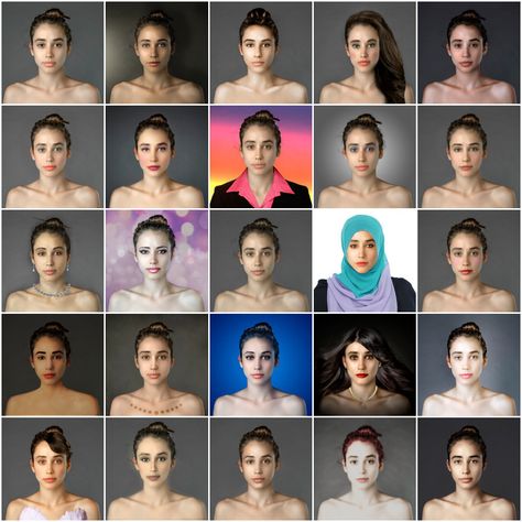 This Woman Had Her Face Photoshopped In Over 25 Countries To Examine Global Beauty Standards Quick Writes, Contemporary Photographers, Beauty Standards, Pure Beauty, 인물 사진, Photoshop Tutorial, Genetic, Body Image, Woman Face