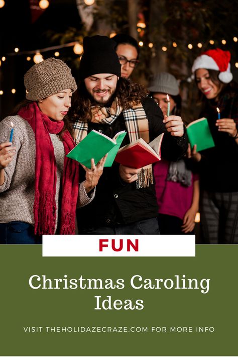 Christmas Caroling Ideas, Christmas Caroling Party, Caroling Party, Creative Ideas To Make, Christmas Caroling, Christmas Youth, Christmas Carolers, Sing Out, Hosting Christmas