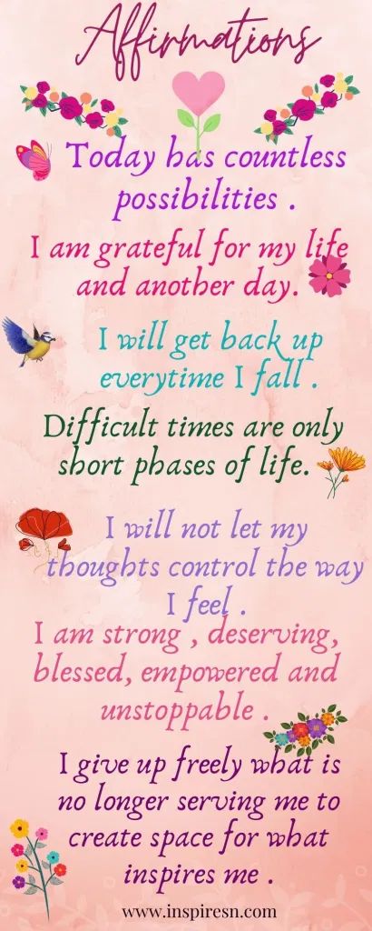 Positive Affirmation Quotes - InspiresN positivity Inspirational Messages Encouragement, Positive Affirmation Quotes, Motivational Good Morning Quotes, Black Inspirational Quotes, Positive Good Morning Quotes, Appreciate Life Quotes, Good Morning Spiritual Quotes, Motivational Quotes For Women, Great Inspirational Quotes