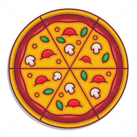 Pizza Animation, Pizza Animated, Pizza Pictures, Pizza Drawing, Bee Pictures, Mini Pizzas, Dominos Pizza, Line Art Tattoos, Drawing For Kids