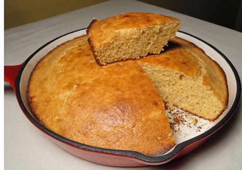 Im making this tomorrow!!!! Redstone Cornbread Recipe, Montana’s Cornbread Recipe, Spicy Cornbread, Cornbread Cake, Milk Nutrition, Family Supper, Biscuit Bread, Baking Stone, Crushed Red Pepper Flakes