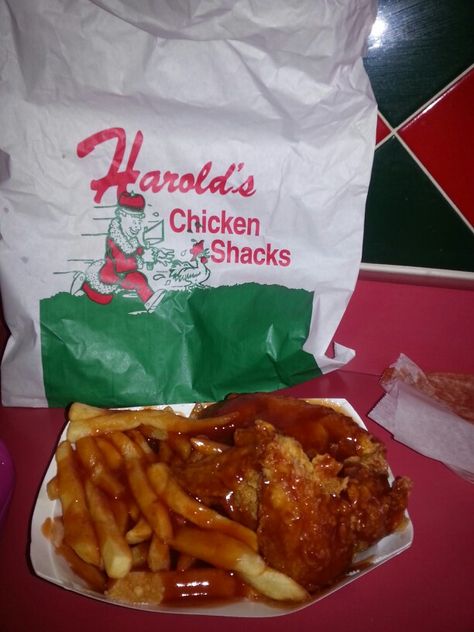 Harold's enough said Harolds Chicken, Chicken Shack, Enough Said, Food Obsession, Soul Food, Good Eats, Snack Recipes, Chicago, Restaurant