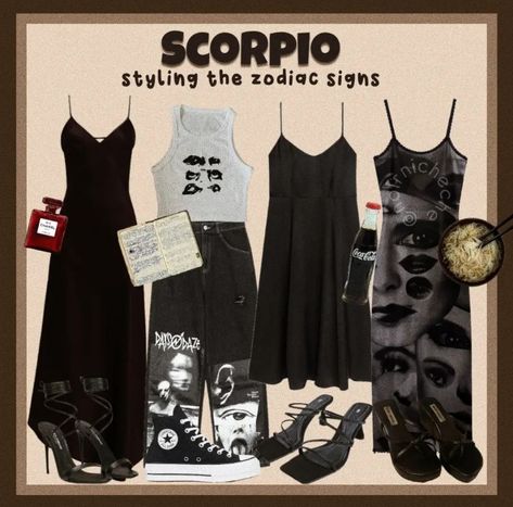 Scorpio Moon Aesthetic Outfit, Scorpio Outfits, Scorpion Sign, Scorpio Style, Scorpio Fashion, Enjoy The Silence, Scorpio Moon, Fashion Books, New Wardrobe