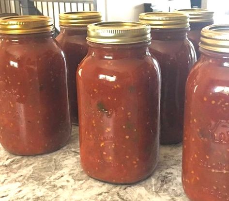 Homemade Spaghetti Sauce Easy Canning, Home Canned Marinara Sauce, Best Spaghetti Sauce Canning Recipe, Small Batch Spaghetti Sauce For Canning, Large Batch Spaghetti Sauce, Spagetti Sauce Recipes For Canning, Small Batch Tomato Canning, Large Batch Spaghetti Sauce For Canning, Marinara For Canning