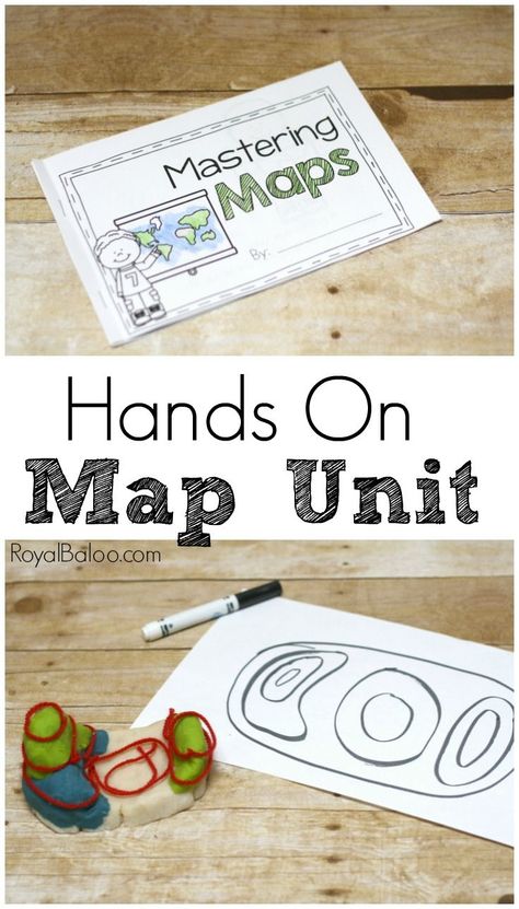 How To Read A Map, Hands On Map Activities, Maps 1st Grade, Elementary Map Activities, Teaching Maps 2nd Grade, Second Grade Map Skills, Teaching Maps First Grade, Teaching Maps, Third Grade Activities