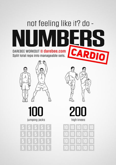 Numbers / Cardio Workout Grit Workout, Hiit Workouts At Home, Wrestling Workout, Best Beginner Workout, Neila Rey, Burpee Workout, Office Workout, Hiit Benefits, Dream Physique