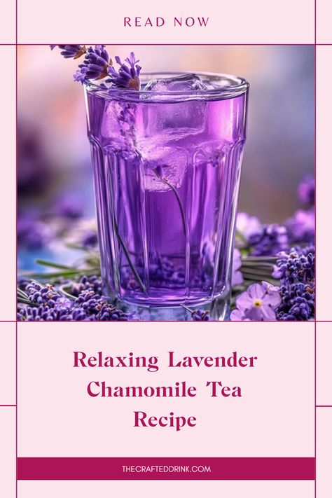 Discover the calming Lavender Chamomile Tea recipe for a perfect evening routine. This soothing herbal tea uses the gentle properties of lavender and chamomile for relaxation after a long day. Lavender Chamomile Tea, Chamomile Tea Recipe, Calming Tea, Lavender And Chamomile, Lavender Benefits, Berry Tart, Herbal Teas Recipes, Lavender Tea, Herbal Infusion