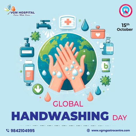 Global Handwashing Day, is an initiative that emphasizes the crucial role of handwashing with soap. Regular handwashing can foster a healthier future for everyone.

#VGMGastroCentre #GlobalHandwashingDay #WashYourHands #DiseasePrevention #SoapSavesLives #PublicHealth #CleanHands Global Handwashing Day, Disease Prevention, Wash Your Hands, Clean Hands, Public Health, Saving Lives, Hand Washing, The Fosters, For Everyone