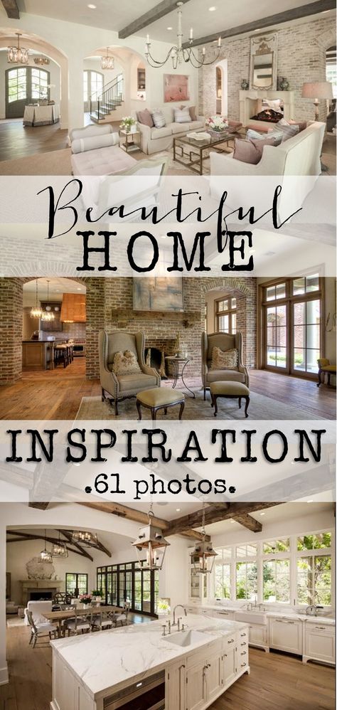 Beautiful Home Inspiration - House of Hargrove Classic Home Decor Timeless, European Farmhouse Living Room, European Farmhouse, Beautiful Houses Interior, Friday Favorites, Decorating Inspiration, Home Inspiration, Livingroom Layout, Stunning Interiors