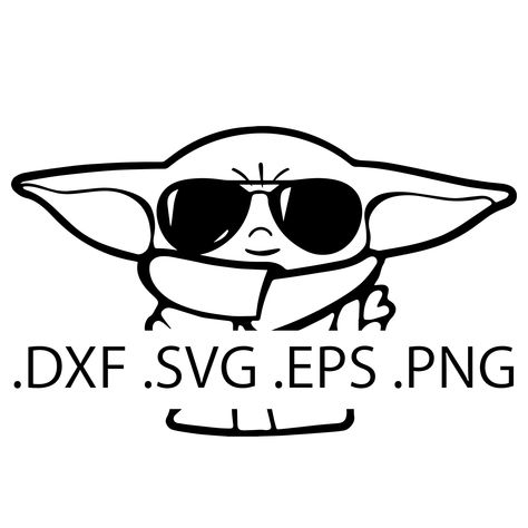 Excited to share the latest addition to my #etsy shop: Grogu, Baby Yoda, The Child with Aviators - Star Wars - Digital Download, Instant Download, svg, dxf, eps Baby Yoda Cricut Svg, Grogu Svg, Cricut Acrylic, Starwars Svg, Acrylic Projects, Yoda Party, Yoda Svg, Star Wars Cookies, Cricut Disney