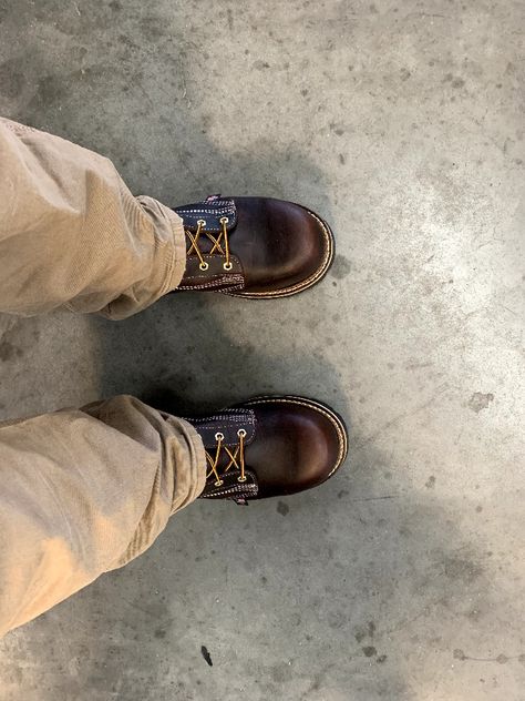 Wearing my Thorogood 8" Emperor toe work boots at work Thorogood Boots Outfit, Thorogood Boots, Boots Look, Composite Toe Work Boots, Moc Toe Boots, Toe Boots, Metal Fabrication, Boots Outfit, Work Boots