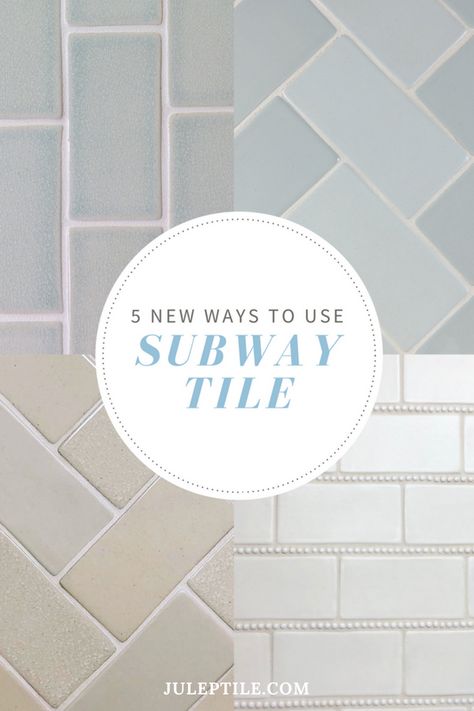 Looking for fresh ways to use subway tile? We've got you covered. Visit the blog to find out more! | juleptile.com #subwaytile #kitchenideas #bathroomideas #tiles Julep Tile, Timeless Kitchens, Tile Bathrooms, Subway Tiles Bathroom, Diy Kitchen Backsplash, Kitchen Design Diy, Classic Tile, Steam Shower, Kitchen Remodel Design