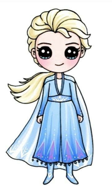 Prinsesas Kawaii | Dibujos Kawaii, Dibujos Kawaii 365 Frozen Drawings Easy, Kawaii Girl Drawings, Image Princesse Disney, Arte Do Kawaii, Kawaii Disney, Cute Disney Drawings, Cute Kawaii Animals, Disney Princess Drawings, Princess Drawings