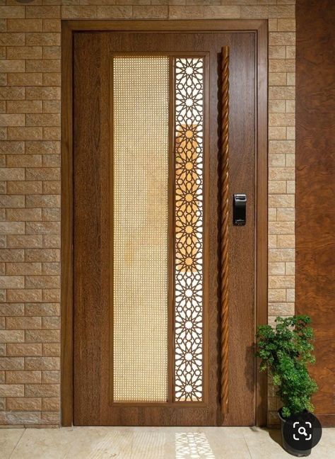 Apartment Main Entrance Design, Safety Door Ideas, Safety Door Design Entrance, House Entrance Doors, Jali Door, Interior Design Kitchen Contemporary, Main Doors, Flush Door Design, House Main Door