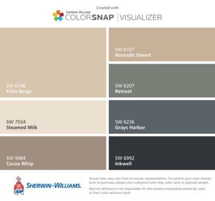 Bedroom Colors Sherwin Williams, Kilim Beige Sherwin Williams, Tan Paint Colors, Interior Paint Colors For Living Room, Interior Paint Colors Schemes, Steamed Milk, Beige Color Palette, Trending Paint Colors, Kilim Beige