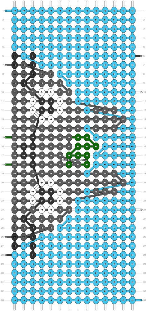 Alpha pattern #81358 | BraceletBook Totoro Bracelet Pattern, Alpha Pattern Ponyo, Studio Ghibli Friendship Bracelet, Pochacco Alpha Pattern, Studio Ghibli Bracelet Pattern, Anime Alpha Patterns Bracelet, Alfa Pattern Bracelets, Alpha Patterns Easy Small, Totoro Alpha Pattern