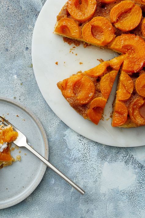 Apricot Upside Down Cake, Apricot Cake, Apricot Recipes, Nyt Cooking, Upside Down Cake, Stone Fruit, Eat Dessert First, Everyday Food, Sugar And Spice