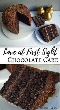 The BEST chocolate cake recipe out there. Rich, moist cake with a tender crumb meets a creamy chocolate fudge frosting. You will love it at first bite. Crockpot Chocolate Cake, Too Much Chocolate Cake, Matilda Chocolate Cake, The Best Chocolate Cake Recipe, Creamy Chocolate Fudge, Hershey Chocolate Cakes, Best Chocolate Cake Recipe, Kek Coklat, The Best Chocolate Cake