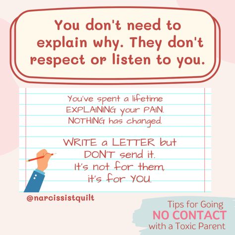 Going No Contact, Go No Contact, Toxic Parent, Healing Journaling, Toxic Parents, Minimal Living, No Contact, Co Parenting, It Gets Better