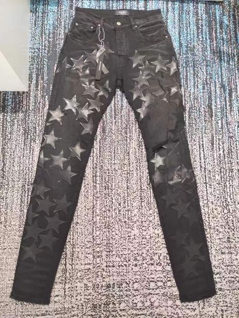 Star Patch Jeans, Amiri Jeans, Patch Jeans, Patched Jeans, Denim Jeans Men, Jeans Men, Jeans Black, Mens Jeans, Denim Jeans