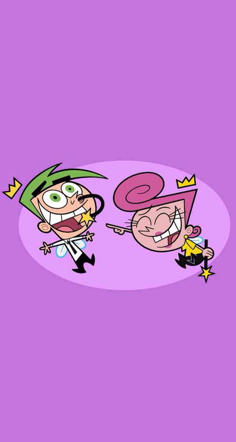 Fairly Odd Parents Pink Aesthetic, The Fairy Odd Parents Wallpaper, The Fairly Oddparents Aesthetic, Cosmo E Wanda, Cosmo Wanda, Timmy Turner, Cosmo And Wanda, Fairly Oddparents, The Fairly Oddparents