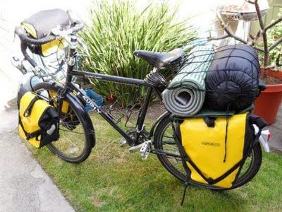 Bicycle Camping in San Diego County: Packing the Bicycle for Camping: A Pictorial Essay Bici Retro, Ebike Electric Bicycle, Camping Bedarf, Bicycle Camping, Bike Packing, Touring Bicycles, Bicycle Touring, Bike Touring, Bicycle Travel