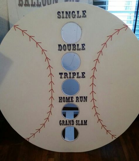 Baseball game toss Carnival Sports Games, Baseball Carnival Game, Alumni Baseball Game Ideas, Baseball Theme Carnival Games, Baseball Trifold Board Ideas, Baseball Tailgate Ideas, Baseball Booth Ideas, Baseball Carnival Games, Baseball Party Games Activities