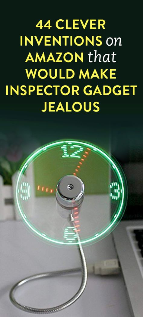 44 Clever Inventions on Amazon That Would Make Inspector Gadget Jealous Invention Ideas Technology, Cool Inventions And Gadgets, Futuristic Gadgets, Clever Inventions, Community Ideas, Neat Gadgets, Mini Led Lights, Clever Gadgets, Inspector Gadget