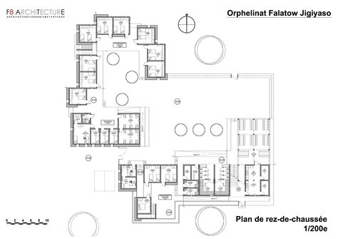 Falatow Jigiyaso Orphanage / F8 architecture + Gérard Violante Orphanage Design, Orphanage Ideas, Cubes Architecture, Graduation Project, Ground Floor Plan, Master Plan, Site Plan, Architecture Plan, Concept Architecture