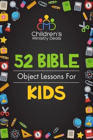 52 Bible Object Lessons for Kids #objectlessons #objectlessonsforkids #objectlessonsforchurch Bible Study For Kids Teaching, Bible Teachings Object Lessons, Unity Object Lesson, Object Bible Lessons For Kids, Hands On Bible Lessons For Kids, Bible Lessons For Kindergarteners, Pre K Bible Lessons Sunday School, Church Object Lessons For Kids, Bible Object Lessons For Youth