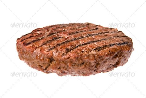 Hamburger patty by joebelanger. A thick, juicy hamburger patty cooked on a barbecue isolated on white.#thick, #juicy, #joebelanger, #Hamburger Perfect Hamburger, Juicy Hamburgers, Hamburger Patty, Burger Patty, Hamburger Steak, Hamburger Recipes, Hamburger Patties, Angus Beef, Beef Patty