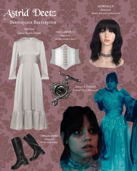 Since “Beetlejuice Beetlejuice” just came out, we might as well give some ideas for an Astrid Deetz Halloween Costume! ✨PLEASE NO SPOILERS IN THE COMMENTS OUT OF RESPECT FOR THOSE WHO HAVEN’T HAD THE CHANCE TO WATCH THE MOVIE YET.✨ 🕯 • • • • • • #petalsandpoison #gothicapparel #darkaesthetic #darkart #darkaesthetics #gothiclook #victorian #victoriana #gothicstyle #darkacademia #gothicfashion #softgoth #gothic #goth #nugoth #photography #alternativestyle #gothfashion #gothapparel #gothicfashi... Astrid Deetz Costume, Astrid Beetlejuice, Astrid Deetz, Lydia Deetz Costume Musical, Lydia Red Dress Beetlejuice, Delores Costume Beetlejuice, Beetlejuice Lydia Red Dress, Lydia Deetz Beetlejuice Musical, Beetlejuice Halloween Costume