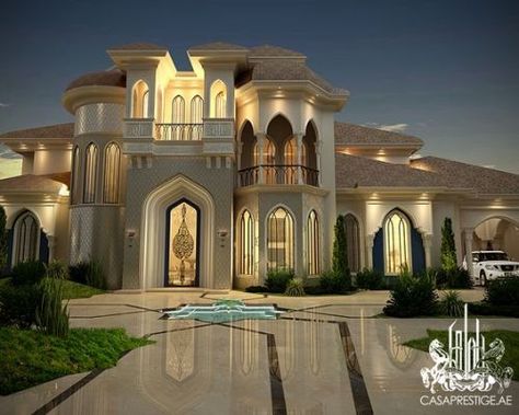 Mansion Homes, Villa Luxury, Luxury Mansion, Mansion Designs, Dream Mansion, Modern Mansion, Front Entrance, Mansions Luxury, Mansions Homes