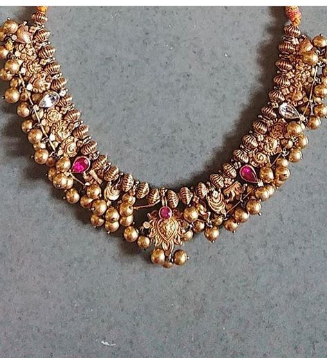 Marathi Jewellery, Kolhapuri Saaj, Maharashtrian Jewellery, Vintage Indian Jewelry, Traditional Necklace, Gold Pearl Jewelry, New Gold Jewellery Designs, Antique Gold Jewelry Indian, Jewelry Designing