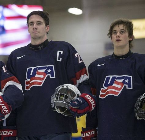 Jack Hughes Usa Hockey, Jack Hughes Rare, Trevor Zegras, Hughes Brothers, Hockey Girlfriend, Hockey Guys, Anime Knight, Jack Hughes, Hockey Quotes