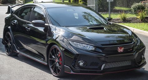 Civic Type R, Black Honda Civic, Honda Civic Hatch, Honda Type R, Black Honda, Honda Civic Car, Civic Car, Pretty Knives, Civic Sedan