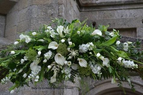 Lily Wedding Arch, Arch Of Flowers, Wedding Ceremony Floral Arch, Ceremony Floral Arch, Flower Arches, White Arch, White Colour Scheme, Falmouth Cornwall, Cornwall Wedding