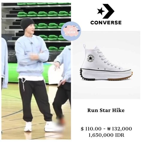 Hoshi Style, Seventeen Fashion, Boys Closet, Converse Run Star Hike, Converse Run, Run Star Hike, Converse Run Star, Going Seventeen, Converse Chuck Taylor High