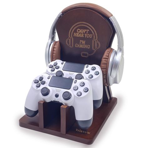 PRICES MAY VARY. Gamer Gifts for Teenage Boys, Men, Sons, Boyfriends, Husbands: Elevate your gaming experience with our versatile headphone stand and controller holder. Perfect for teen gamers, this gift is ideal for birthdays, Father's Day, or any special occasion. Practical and Stylish Gaming Decor: Enhance any gaming room or space with our sleek wood controller and headset stand. Whether for men or boys, it adds a touch of style to bedrooms, living rooms, or even dorms, making it a standout d Gamer Gifts Boys, Cool Products To Buy, Little Brother Gifts, Boys Present Ideas, Fun Gifts For Boyfriend, Gifts For Male Bestie, Christmas Gift Ideas Husband, Teen Boy Bedroom Gamer, Gifts For Video Game Lovers