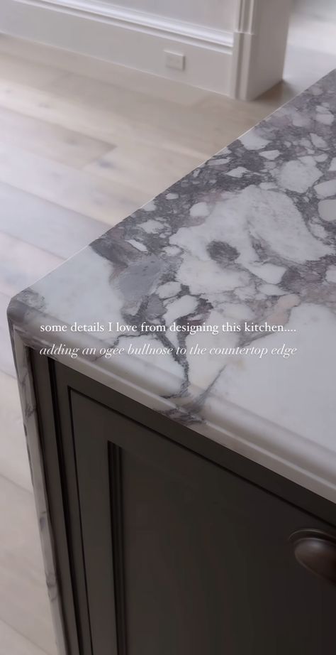 Granite Edge Options, Counter Edge Options, Bullnose Countertop Edge, Countertop Corners, Countertop Edge Profiles, Classic Timeless Kitchen, Countertop Edges, Kitchen Plinth, Lake House Kitchen