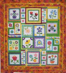 PATCHWORKS Fabric & Block-of-the-Month Quilting - Online Shopping Appliqué Pillows, Garden Quilts, Quilt Patch, Turtle Quilt, Appliqué Quilts, Flower Quilts, Flower Quilt, Applique Quilting, Garden Quilt