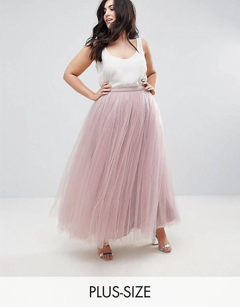 Tulle Outfit, Plus Size Wedding Dresses With Sleeves, Prom Skirt, Tule Rok, Gonna In Tulle, Stylish Plus Size Clothing, Plus Size Looks, Rock Dresses, Minimalist Fashion Women